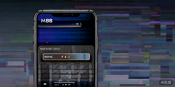 Mobile browser showing M88 login page URL in address bar